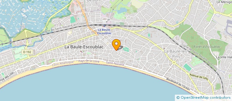localisation de l'entreprise LES CABOTEURS à LA BAULE-ESCOUBLAC