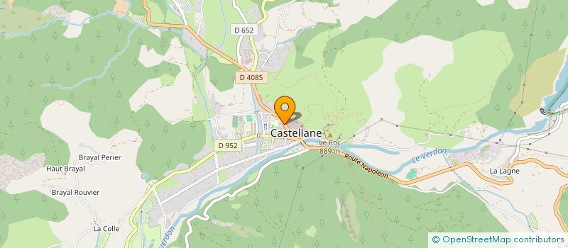 localisation de l'entreprise LES CABOTINS à CASTELLANE