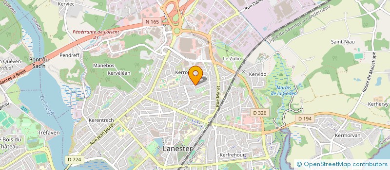 localisation de l'entreprise LES CABRICOUS  LANESTER