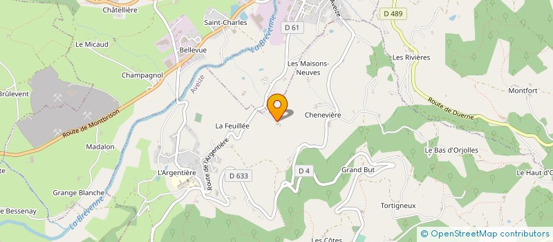 localisation de l'entreprise LES CABRIOLES FERMIERES à AVEIZE