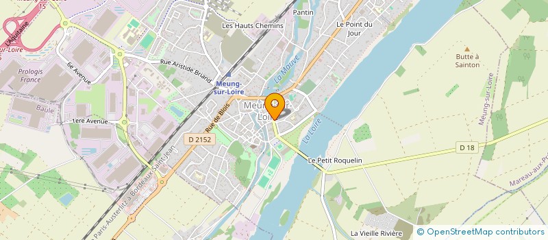 localisation de l'entreprise LES CACHETTES DE NOS VACANCES  MEUNG-SUR-LOIRE