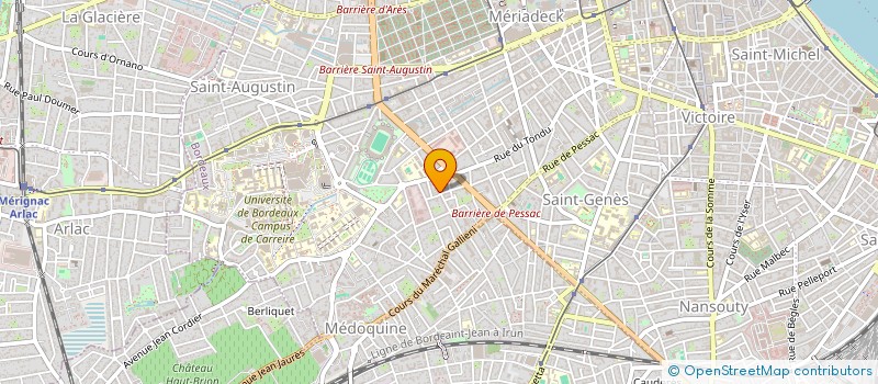 localisation de l'entreprise LES CACTUS  LA TESTE-DE-BUCH