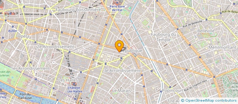 localisation de l'entreprise LES CADAVRES EXQUIS à PARIS