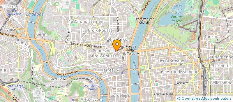 localisation de l'entreprise LES CADENEAUX à LYON