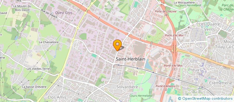 localisation de l'entreprise LES CADENIERS à NANTES