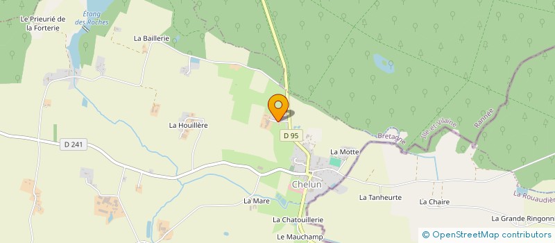 localisation de l'entreprise LES CADETS DE MARTIGNE FERCHAUD  MARTIGNE-FERCHAUD