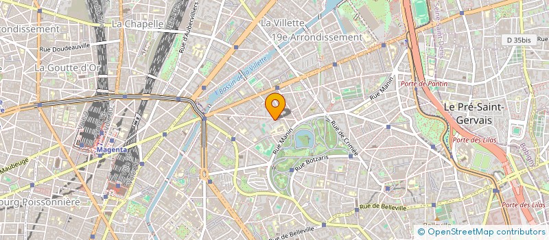 localisation de l'entreprise LES CADETS DE PARIS  PARIS