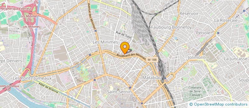 localisation de l'entreprise LES CADUCEES à TOULOUSE