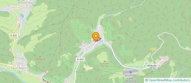 localisation de l'entreprise LES CAF'THES  ALBE