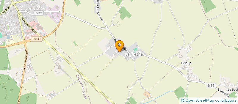 localisation de l'entreprise LES CAFARDS PRODUCTION  LE VAL-DORE