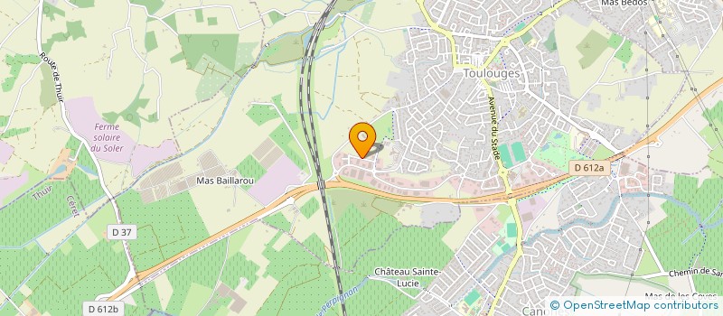 localisation de l'entreprise LES CAFES DE CARLA  TOULOUGES