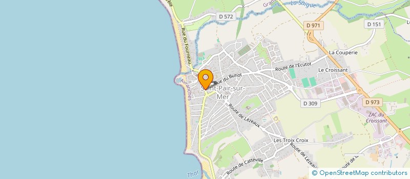localisation de l'entreprise LES CAFES DE MAXENCE à GRANVILLE