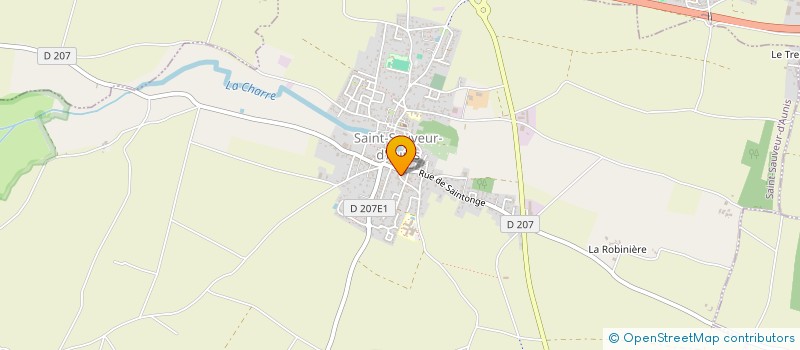 localisation de l'entreprise LES CAFES FLEURS  SAINT-SAUVEUR-D'AUNIS