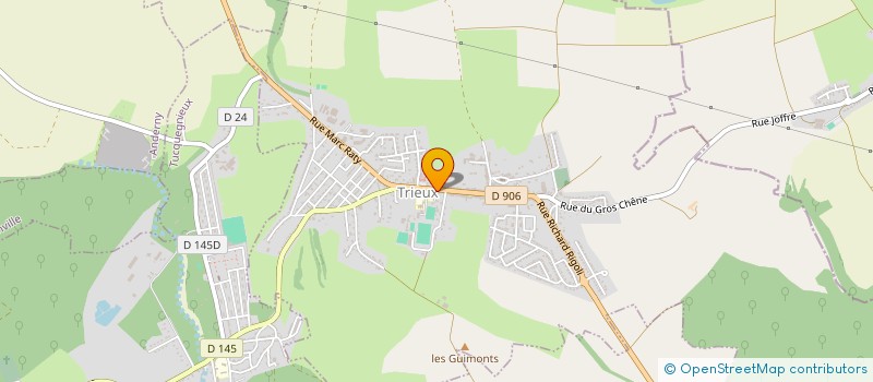 localisation de l'entreprise LES CAFES RAZZI  TRIEUX