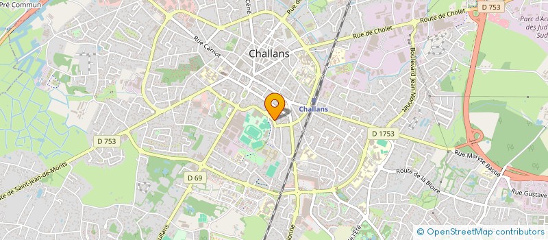 localisation de l'entreprise LES CAGNOTTES à CHALLANS