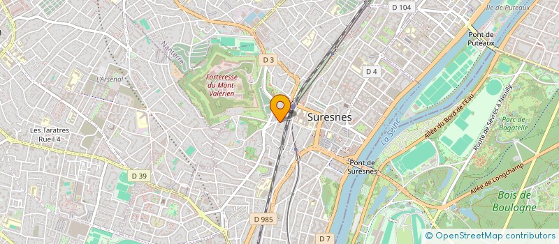localisation de l'entreprise LES CAGOTS à SURESNES