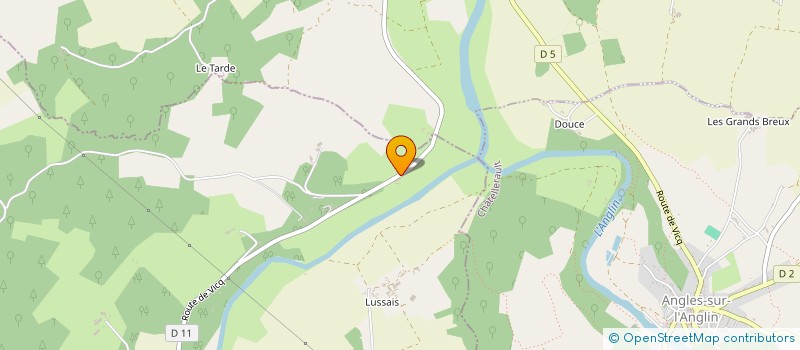 localisation de l'entreprise LES CAGOUILLERES  SAINT-PIERRE-DE-MAILLE