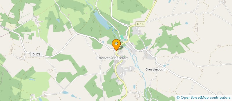 localisation de l'entreprise LES CAGOUILLES BUISSONNIERES à MASSIGNAC