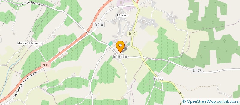 localisation de l'entreprise LES CAGOUILLES CHARENTAISES à CHADURIE