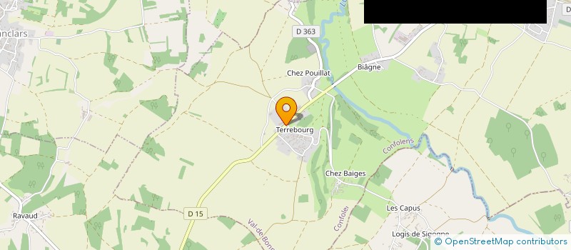 localisation de l'entreprise LES CAGOUILLES DYNAMIQUES à VAL-DE-BONNIEURE
