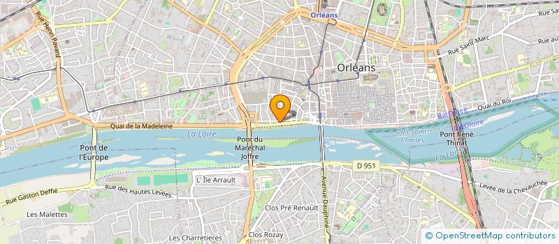 localisation de l'entreprise LES CAGOUS DU LOIRET à ORLEANS