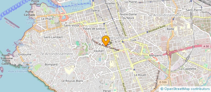 localisation de l'entreprise LES CAHIERS CAPITAINER TRAITS CARACTERES à MARSEILLE