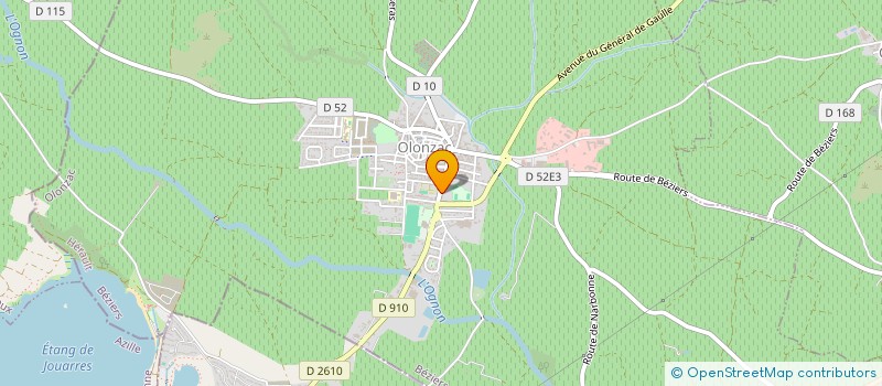 localisation de l'entreprise LES CAHIERS DU MINERVOIS à OLONZAC