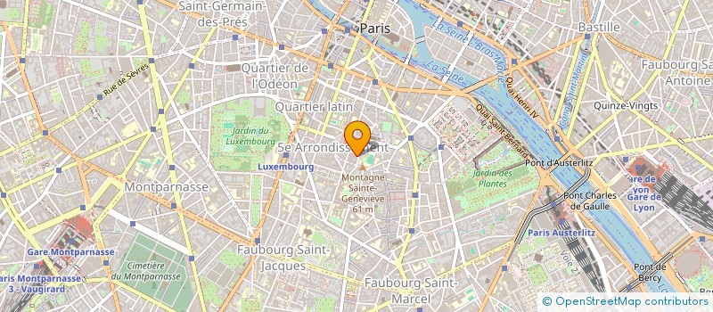 localisation de l'entreprise LES CAHIERS ETUDIANTS (LCE)  PARIS