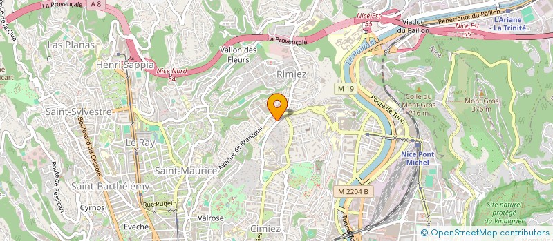 localisation de l'entreprise LES CAHIERS FISCAUX EUROPEENS  NICE