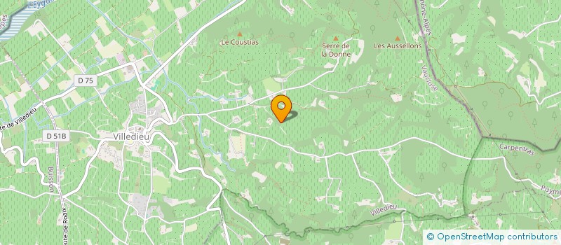 localisation de l'entreprise LES CAHIERS VAGABONDS  VILLEDIEU