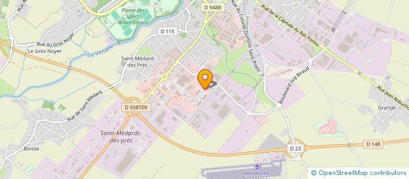 localisation de l'entreprise LES CAHOTIS  FONTENAY-LE-COMTE