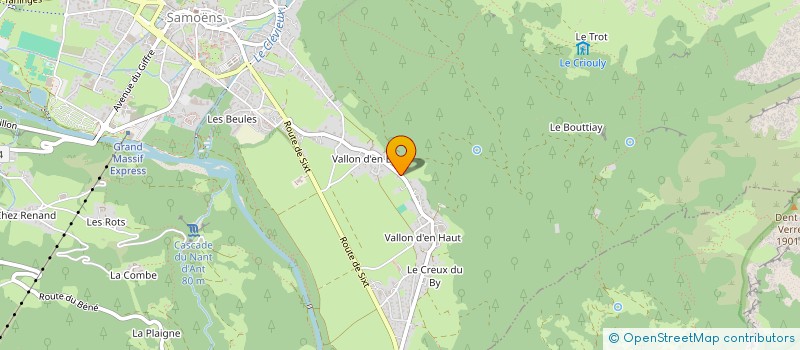 localisation de l'entreprise LES CAHOUERUS  SAMOENS