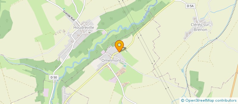 localisation de l'entreprise LES CAILLES  OMELMONT