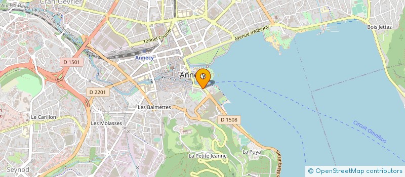localisation de l'entreprise LES CAILLOUX à ANNECY