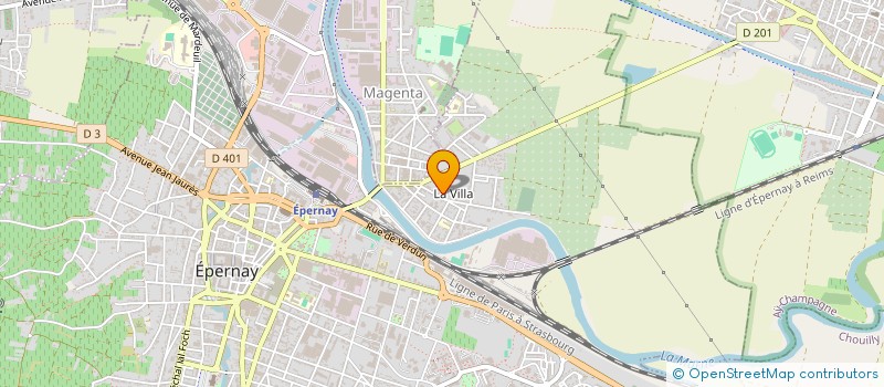 localisation de l'entreprise LES CAILLOUX à EPERNAY