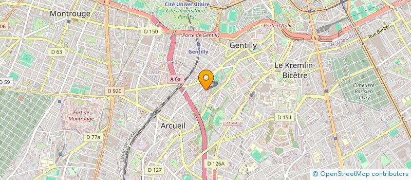 localisation de l'entreprise LES CAILLOUX  GENTILLY