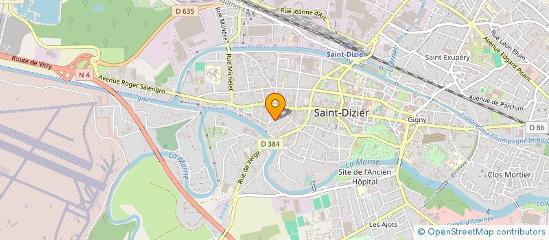 localisation de l'entreprise LES CAILLOUX DE SASHA  SAINT-DIZIER