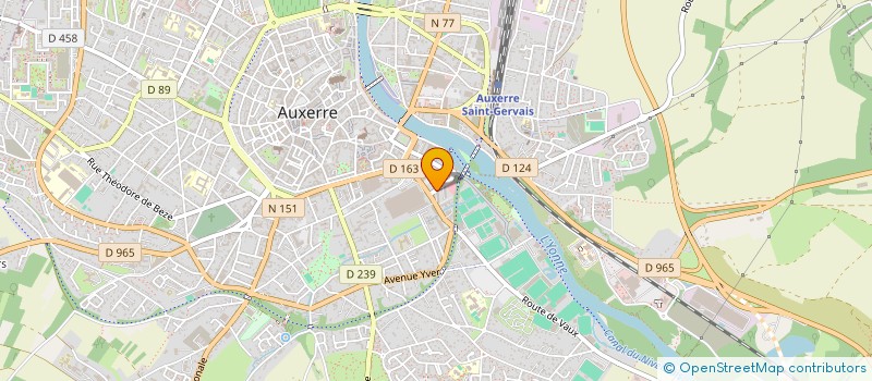 localisation de l'entreprise LES CAILLOUX FLEURIS à AUXERRE