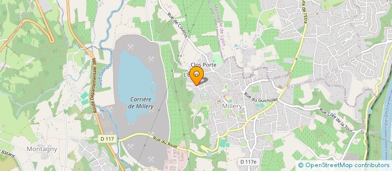 localisation de l'entreprise LES CAIRNS  CHARLY