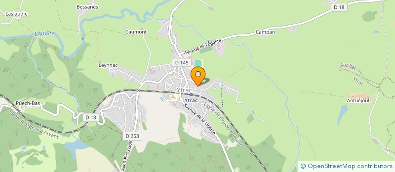 localisation de l'entreprise LES CAIRNS à YTRAC