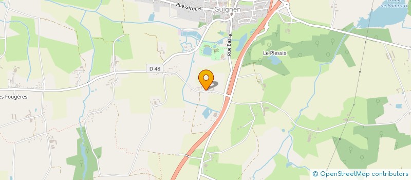 localisation de l'entreprise LES CAIRRADES  GUIGNEN