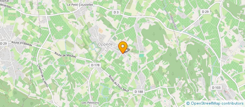 localisation de l'entreprise LES CALADES  OPPEDE