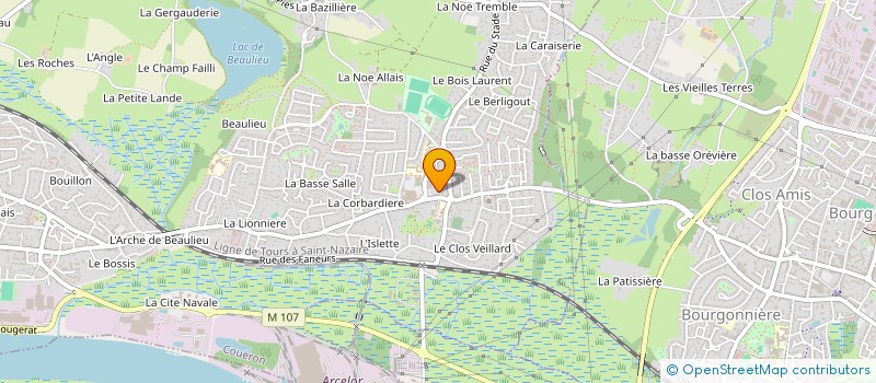 localisation de l'entreprise LES CALBOSSIENS à COUERON