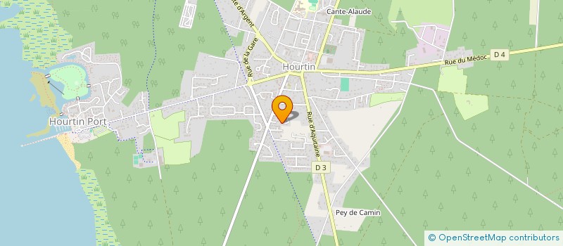 localisation de l'entreprise LES CALICOBAS à HOURTIN