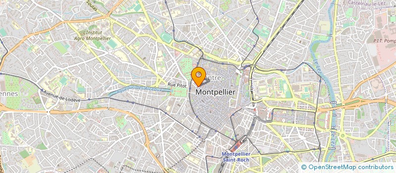localisation de l'entreprise LES CALLIGRAPHES  MONTPELLIER