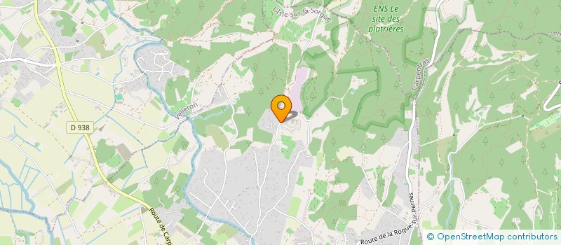 localisation de l'entreprise LES CALOTTES à L'ISLE-SUR-LA-SORGUE