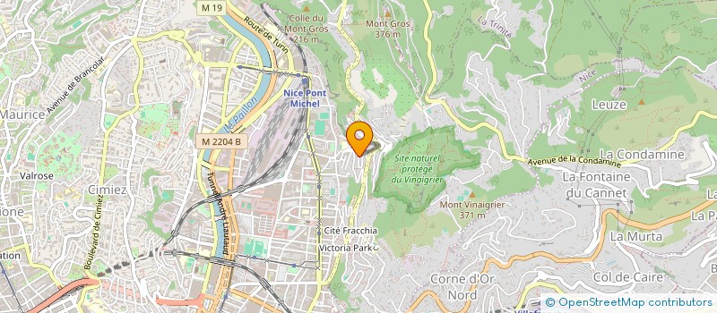 localisation de l'entreprise LES CALU DU VOLANT à NICE