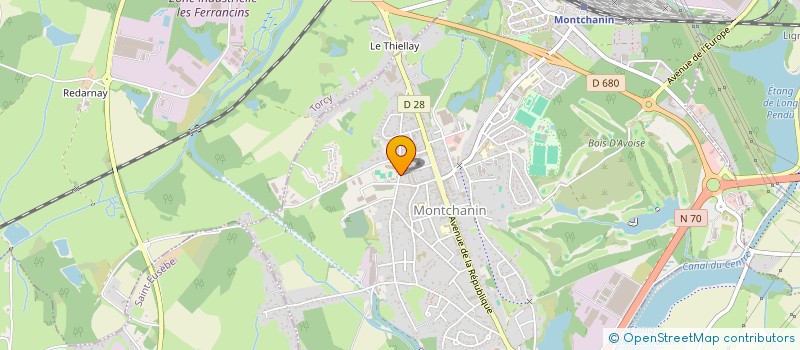 localisation de l'entreprise LES CAMARADES RIS  MONTCHANIN