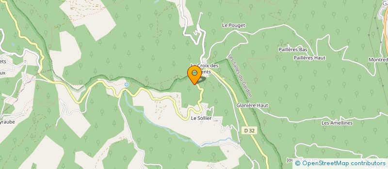 localisation de l'entreprise LES CAMBOUX  SAINTE CECILE D'ANDORGE