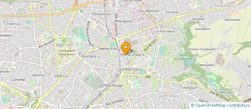 localisation de l'entreprise LES CAMBRIOLEURS à BREST